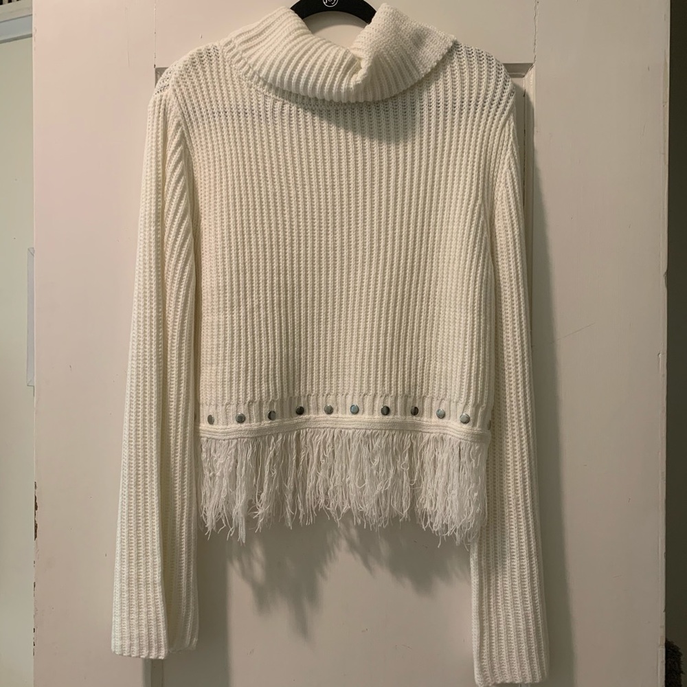 Lulus Off-White Turtleneck M